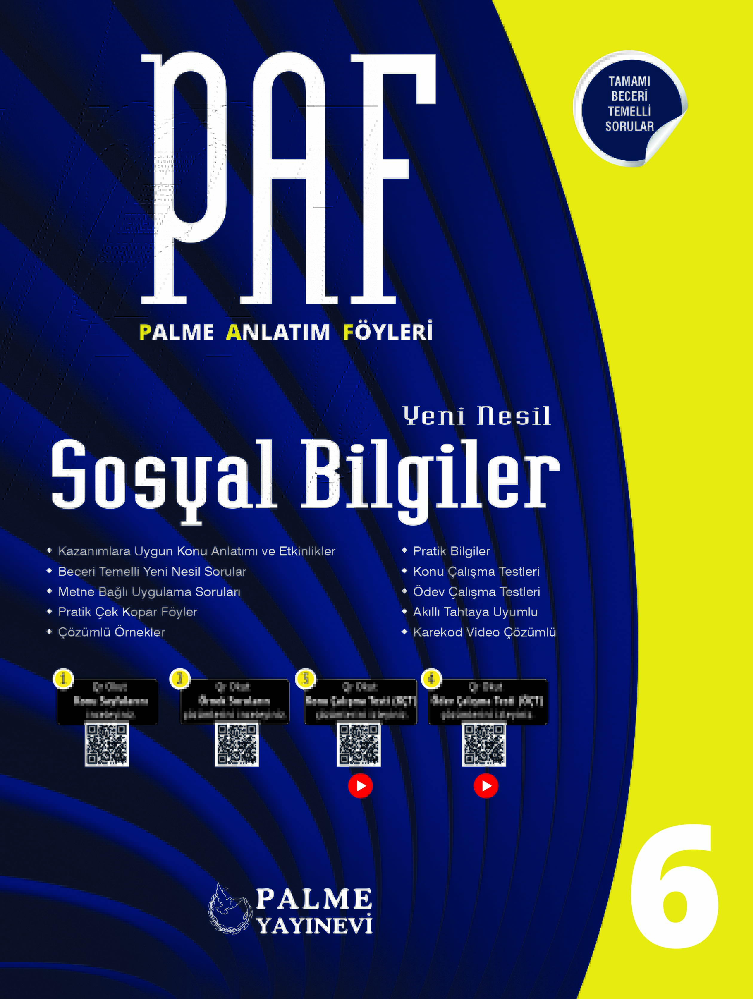 6. Sınıf Sosyal Bilgiler Paf kapak görseli